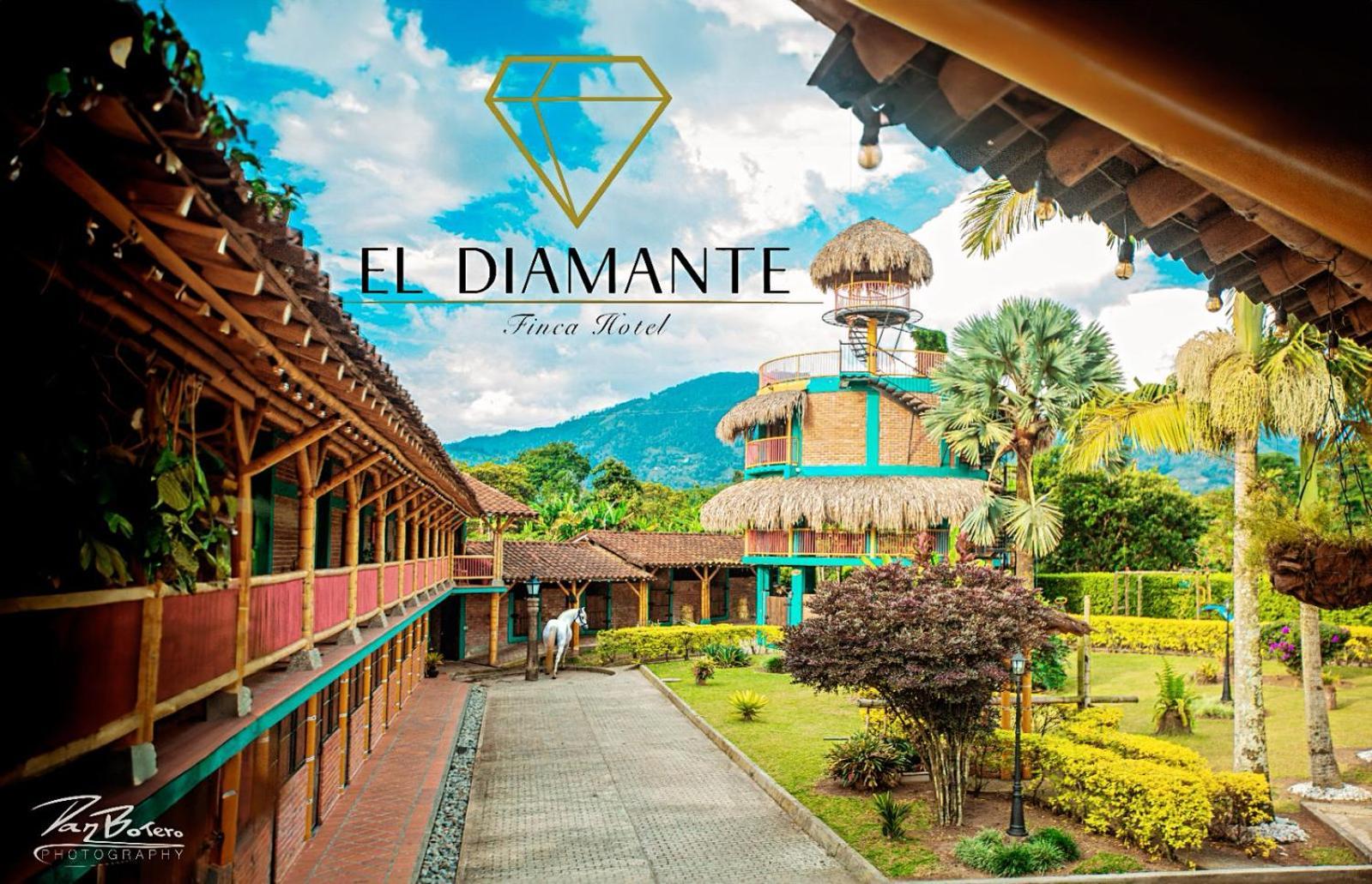 Calarcá Finca Hotel El Diamante מראה חיצוני תמונה